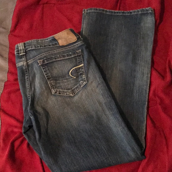 American Eagle size 14 long womens jeans - Picture 1 of 7